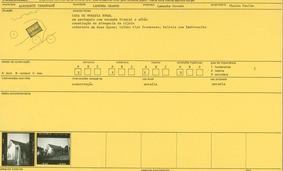 Plano de Preservação do Acervo Cultural da Região Metropolitana de Curitiba