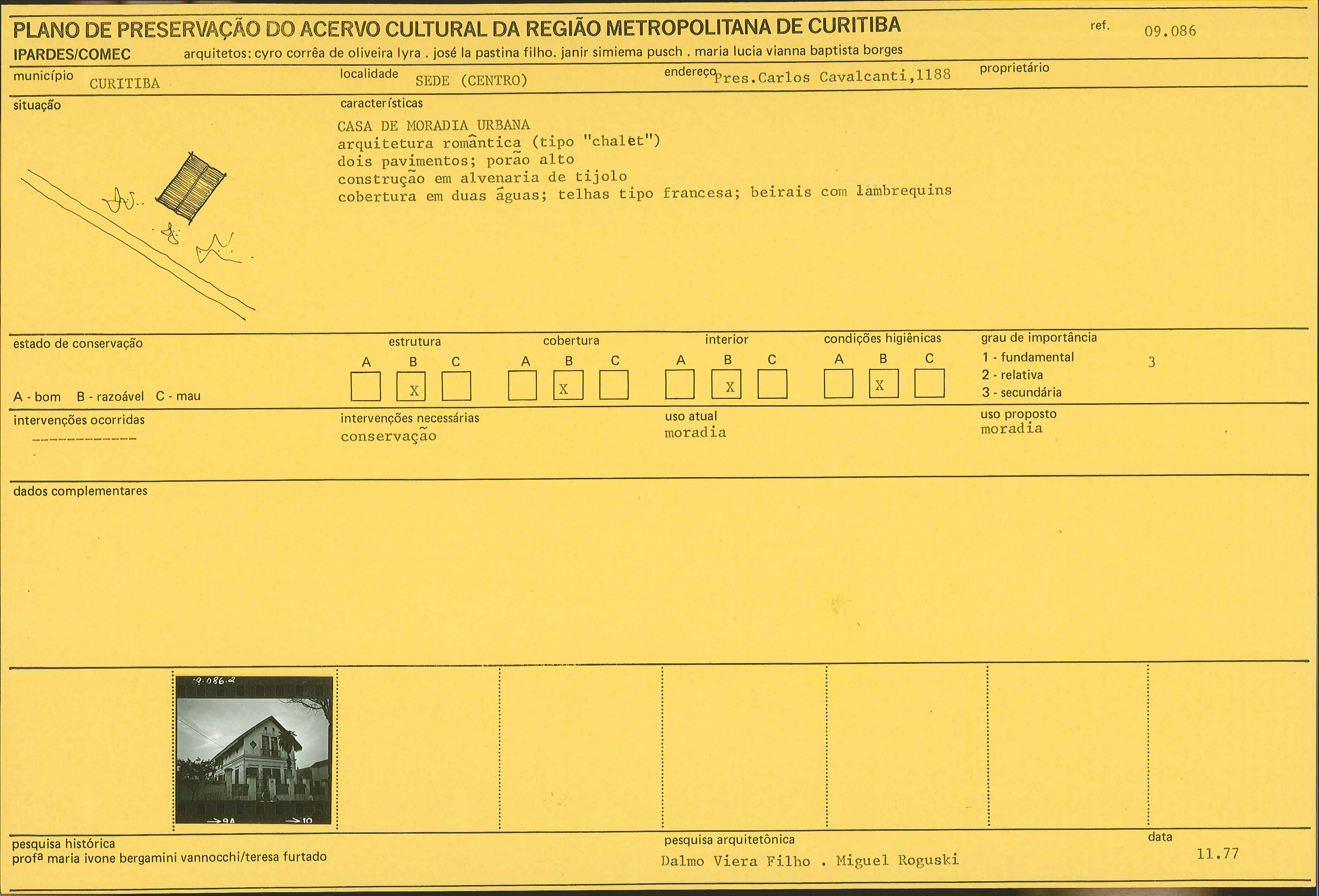 Plano de Preservação do Acervo Cultura da Região Metropolitana de Curitiba