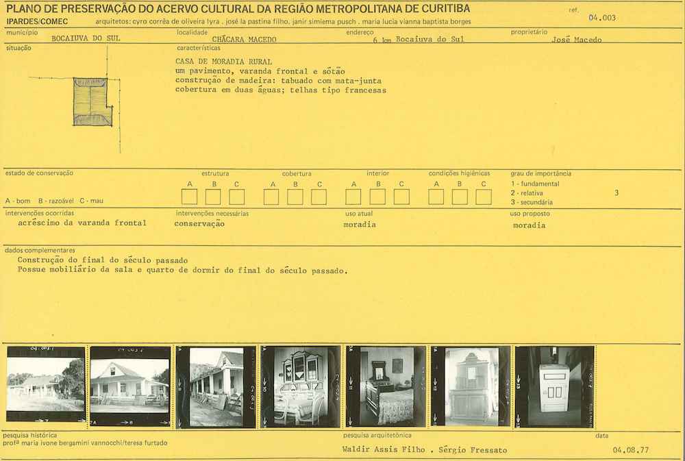BS 003 - Ficha