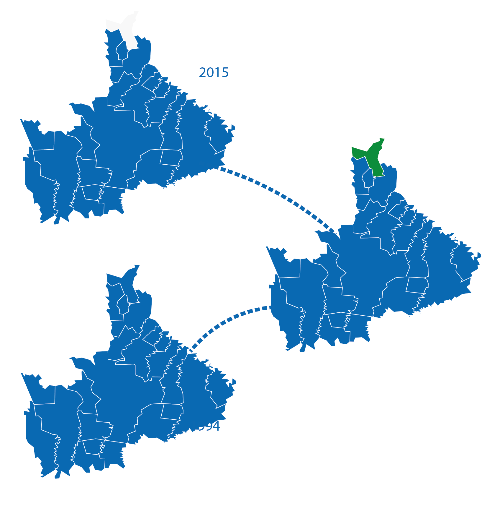 Evolução da Região Metropolitana de Cascavel