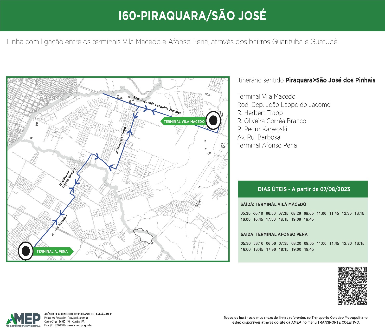 Novo Terminal de Piraquara será inaugurado no dia 5; veja as mudanças nas linhas de ônibus