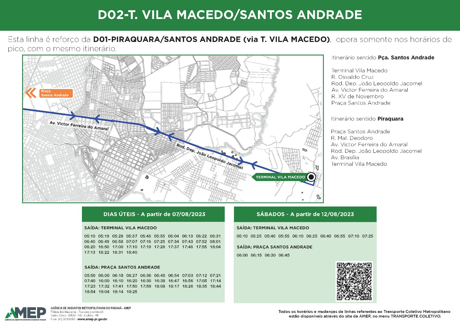 Novo Terminal de Piraquara será inaugurado no dia 5; veja as mudanças nas linhas de ônibus