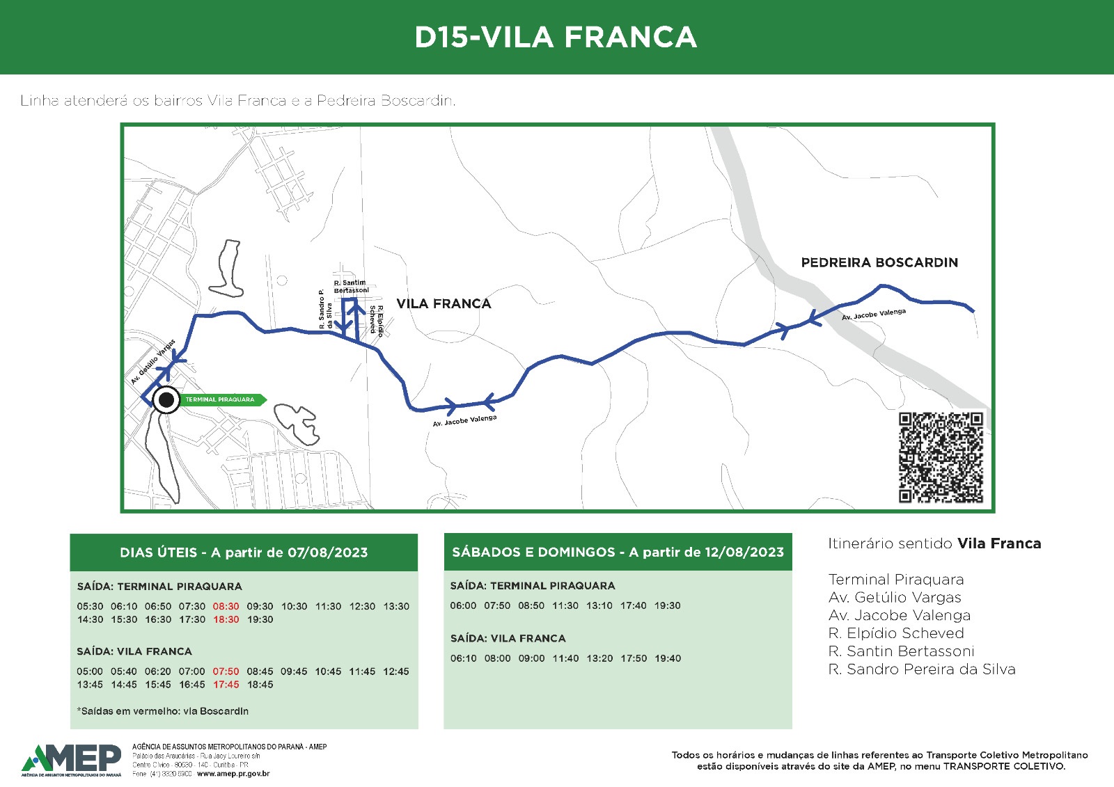 Novo Terminal de Piraquara será inaugurado no dia 5; veja as mudanças nas linhas de ônibus