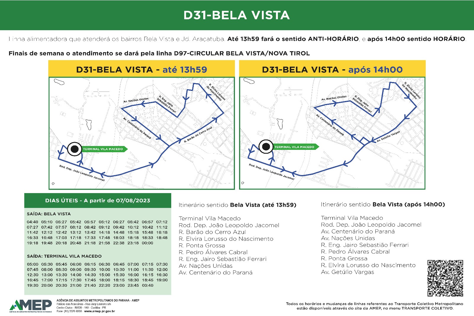 Novo Terminal de Piraquara será inaugurado no dia 5; veja as mudanças nas linhas de ônibus