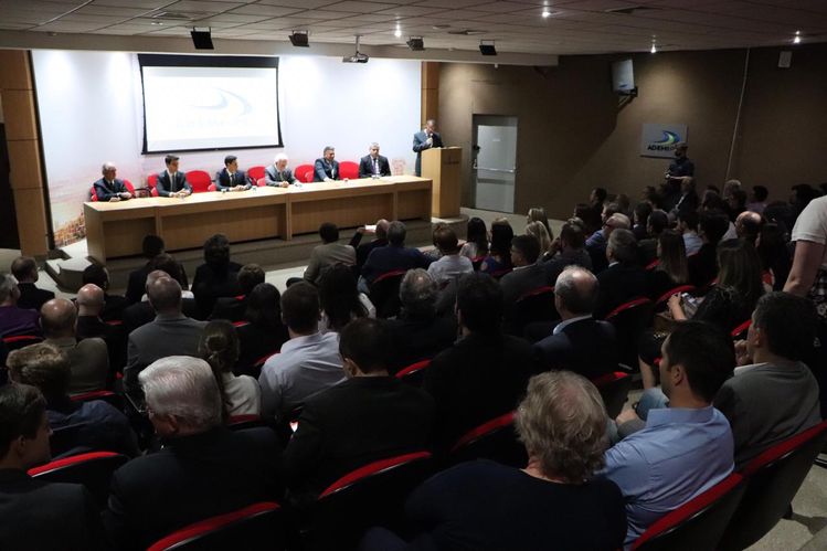 Foto do auditório da sinduscom 