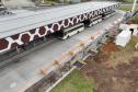 Começam as obras da garagem do Bonde Urbano Digital no Terminal de Piraquara