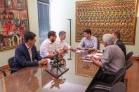 Reunião com o prefeito Eduardo