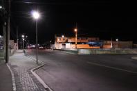 Foto da iluminação da Av. das Américas - Comec