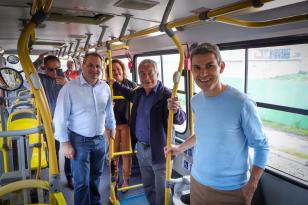 Foto no ônibus