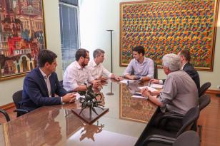 Reunião com o prefeito Eduardo