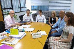 Foto da reunião