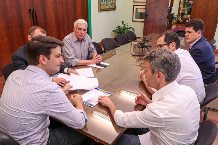 Reunião com o prefeito Eduardo