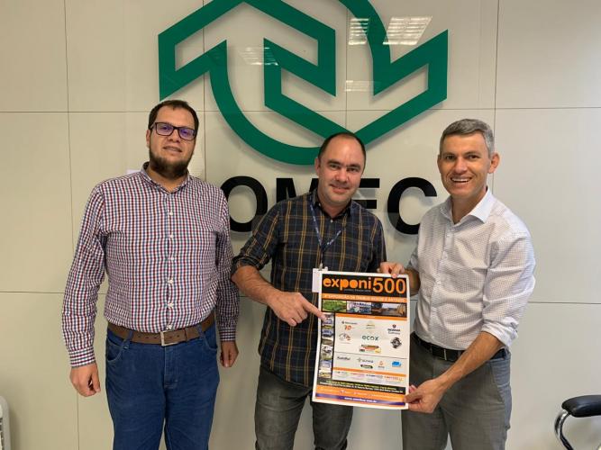 Foto do encontro no gabinete do presidente da comec