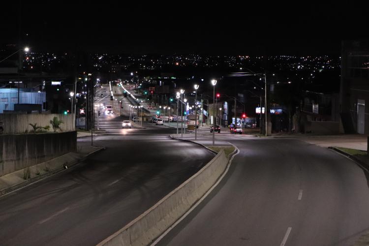 Foto da iluminação