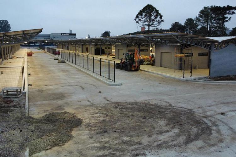 Obras do Novo Terminal Metropolitano de São José dos Pinhais estão na fase final