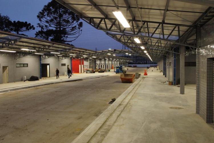 Obras do Novo Terminal Metropolitano de São José dos Pinhais estão na fase final