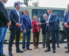 Região Metropolitana de Curitiba recebe 100 ônibus para renovação da frota do transporte coletivo