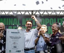 Ratinho Junior inaugura novo terminal metropolitano de São José dos Pinhais
