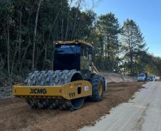 Pavimentação entre Mandirituba e São José dos Pinhais avança com drenagem e terraplenagem