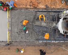 Obra da nova ligação entre Mandirituba e São José dos Pinhais entra na concretagem