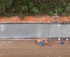 Obra da nova ligação entre Mandirituba e São José dos Pinhais entra na concretagem