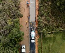 Obra da nova ligação entre Mandirituba e São José dos Pinhais entra na concretagem