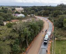 Obra da nova ligação entre Mandirituba e São José dos Pinhais entra na concretagem
