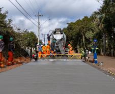 Obra da nova ligação entre Mandirituba e São José dos Pinhais entra na concretagem