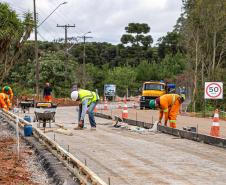 Obra da nova ligação entre Mandirituba e São José dos Pinhais entra na concretagem