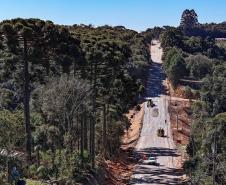 Pavimentação entre Mandirituba e São José dos Pinhais chega a 25% de conclusão