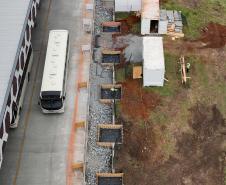 Começam as obras da garagem do Bonde Urbano Digital no Terminal de Piraquara