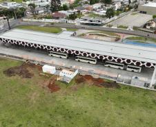 Começam as obras da garagem do Bonde Urbano Digital no Terminal de Piraquara