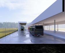 Começam as obras da garagem do Bonde Urbano Digital no Terminal de Piraquara