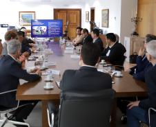 Ratinho Junior apresenta projeto inovador do transporte a prefeitos de Santa Catarina