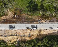 Pavimentação entre Mandirituba e São José dos Pinhais ultrapassa 40% de execução