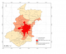 Com inclusão de duas cidades, Amep atualiza mapa do Núcleo Urbano Central da RMC