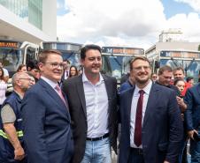 Cidades da Região Metropolitana de Curitiba ganham 115 novos ônibus para transporte coletivo