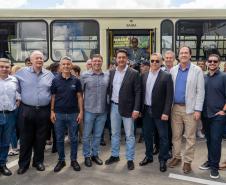 Cidades da Região Metropolitana de Curitiba ganham 115 novos ônibus para transporte coletivo