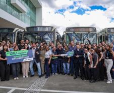 Cidades da Região Metropolitana de Curitiba ganham 115 novos ônibus para transporte coletivo