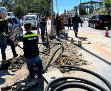 Obras de implantação do trilho digital do BUD na RMC avançam e estão na reta final