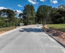 Pavimentação em concreto entre Mandirituba e São José dos Pinhais bate 50% de execução