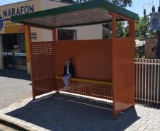 68 cidades do Paraná recebem novos abrigos de paradas de ônibus