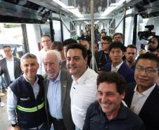 Primeiro na América do Sul: Bonde Urbano Digital começa a operar entre Pinhais e Piraquara