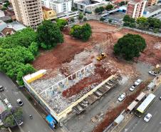 Com limpeza e sondagem do solo, obras do Terminal de Londrina começam a ganhar ritmo