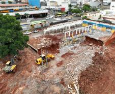 Com limpeza e sondagem do solo, obras do Terminal de Londrina começam a ganhar ritmo
