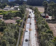 Ligação entre Mandirituba e São José dos Pinhais supera 65% de execução