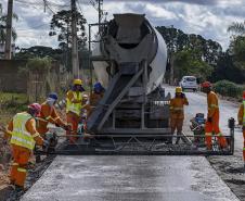 Ligação entre Mandirituba e São José dos Pinhais supera 65% de execução