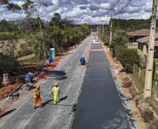 Ligação entre Mandirituba e São José dos Pinhais supera 65% de execução
