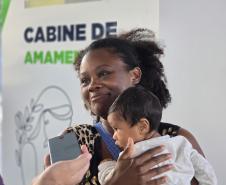 Paraná instala cabine de amamentação em terminal metropolitano e amplia conforto das mães