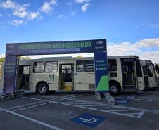  Frota da RMC ganha 46 novos ônibus com ar-condicionado e câmera de segurança 
